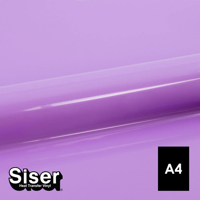 Siser - Basic Flex - Feuille A4 Thermocollant - (A0059) Lilas - 20 x 30 cm