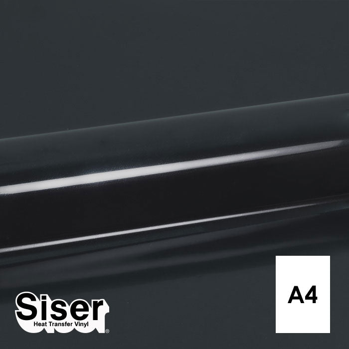 Siser - Basic Flex - Feuille A4 Thermocollant - (A0061) Anthracite - 20 x 30 cm