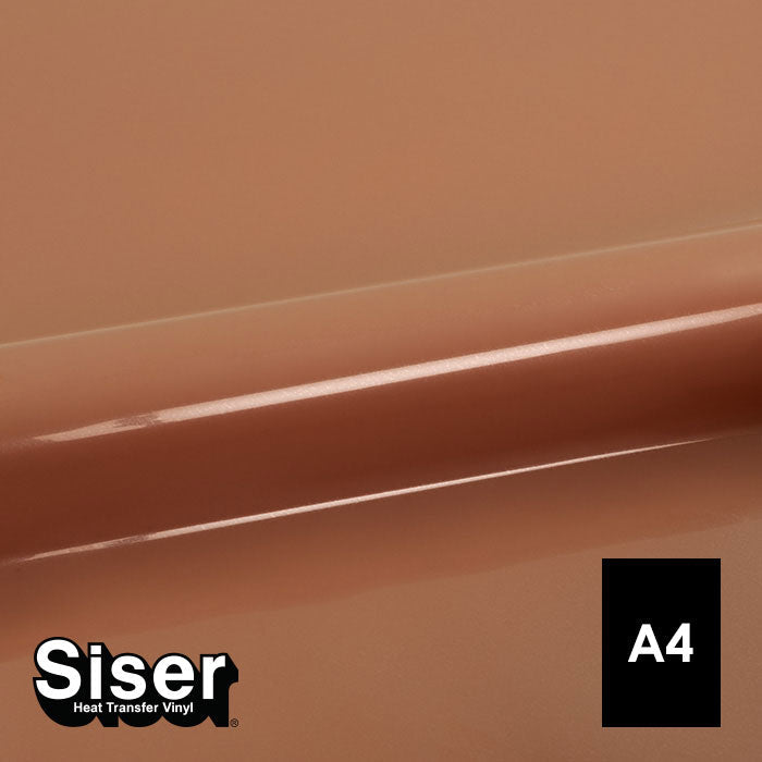 Siser - Basic Flex - Feuille A4 Thermocollant - (A0128) Cappuccino - 20 x 30 cm
