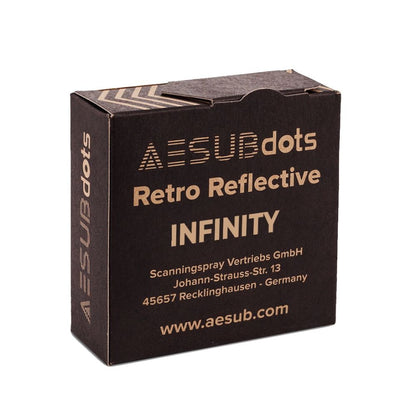 AESUB - AESUBdots Retro Infinity - Cibles de positionnement rétroréfléchissantes - 6 mm