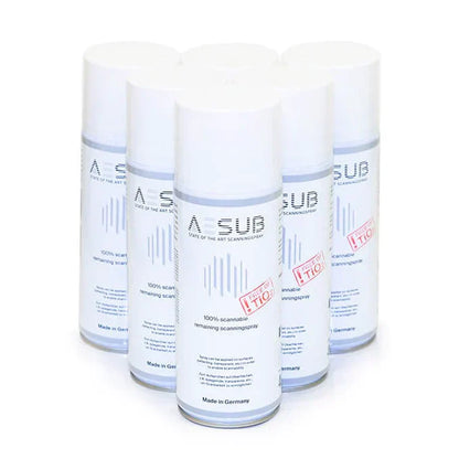 Pack Expert Scanner Raptor + Trépied et plateau tournant + Aesub spray matifiant blanc x6