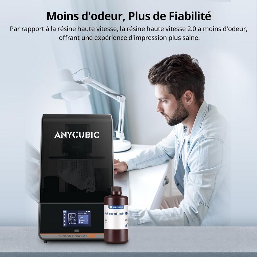 Anycubic - High Speed Resin - Gris (Grey) - 1 kg