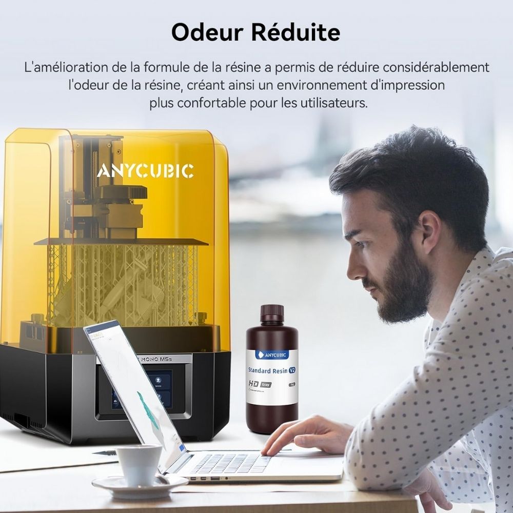 Anycubic - Standard Resin V2 - Gris (Grey) - 1 kg