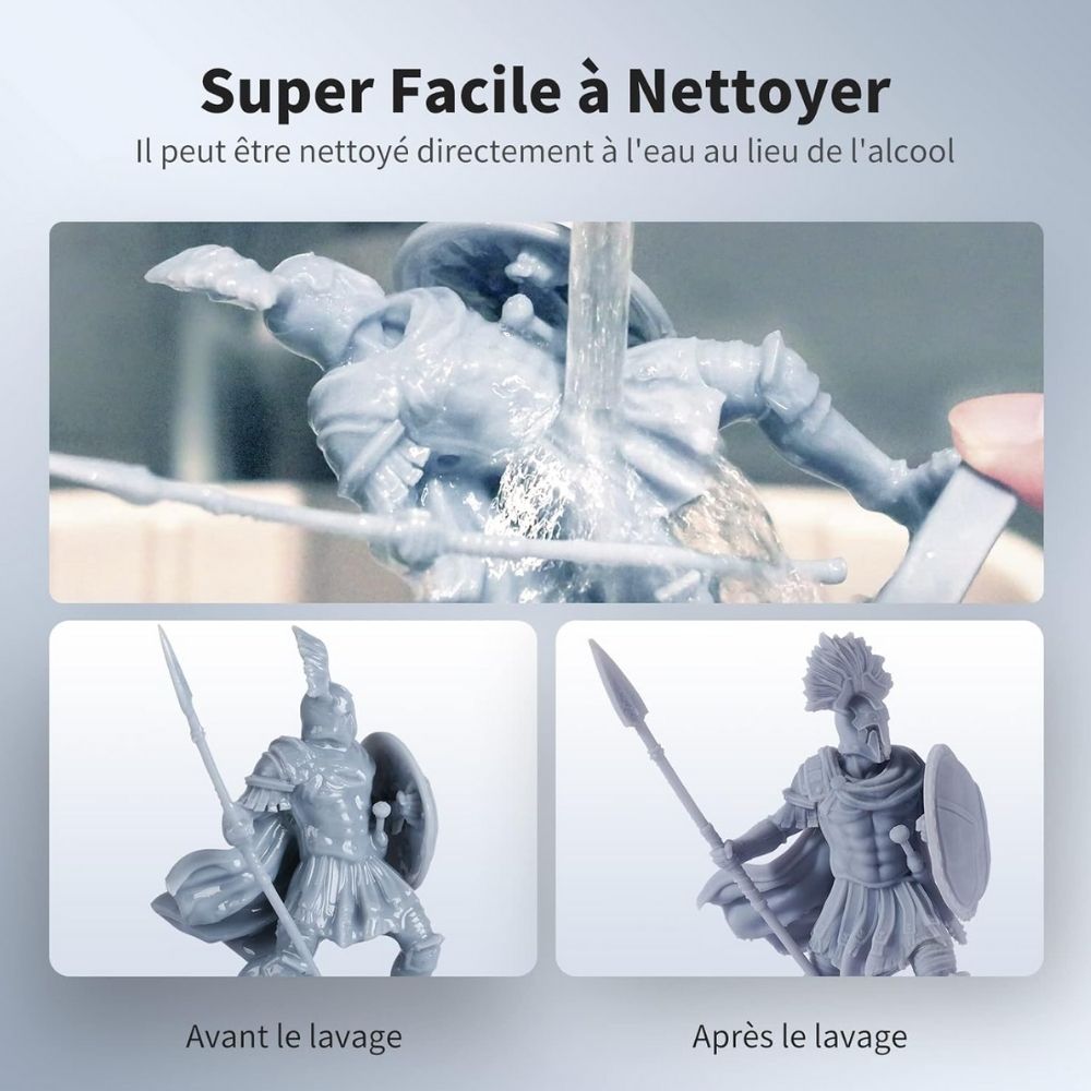 Anycubic - Water Washable Resin + - Transparent (Clear) - 1 kg