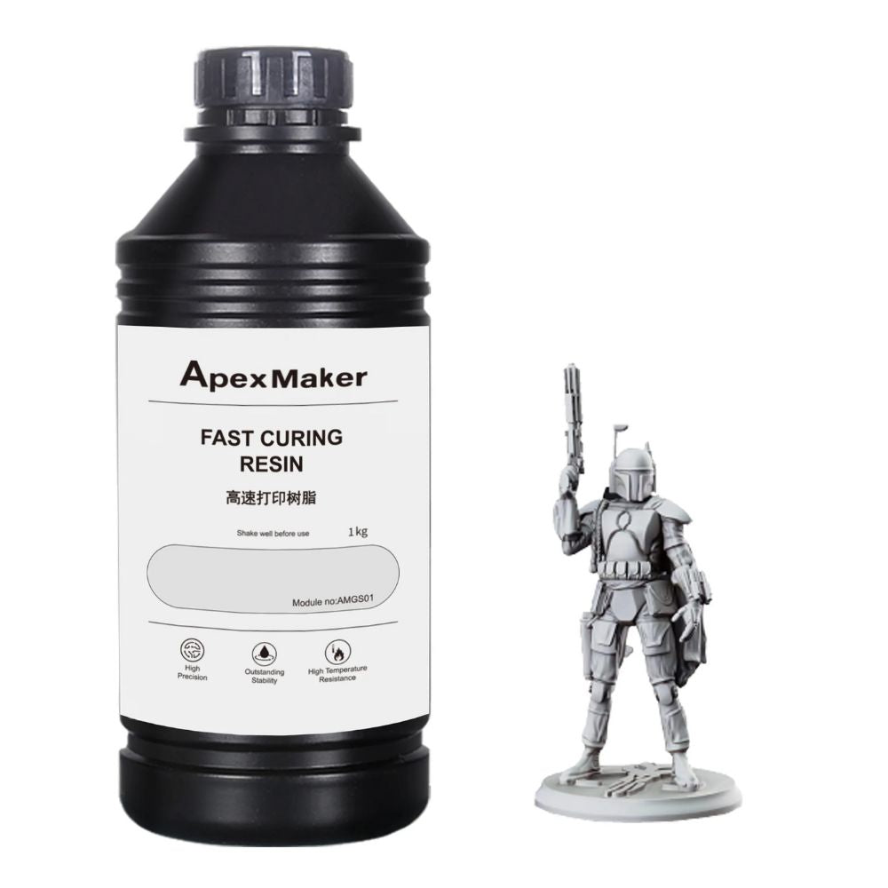 ApexMaker - Résine Fast Curing - Gris (Gray) - 1 kg