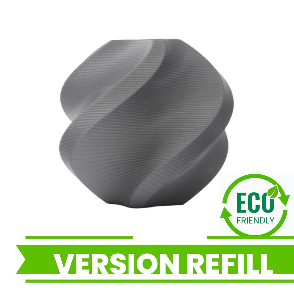 Bambu Lab - PLA Basic - Argent (Silver) - 1,75 mm - 1 kg - Refill