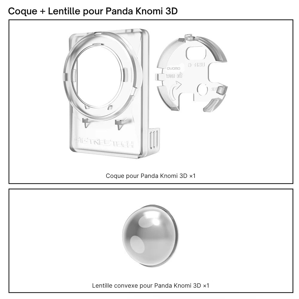 BIGTREETECH - Panda Knomi 3D - Coque Seule pour Série A1