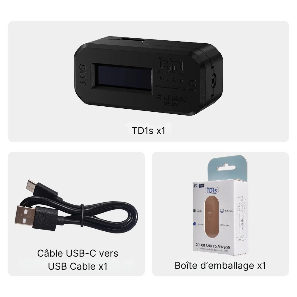 BIQU - AJAX TD1S - Boitier d'Analyse de Couleur de Filament HueForge & TigerTag RFID