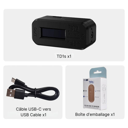 BIQU - AJAX TD1S - Boitier d'Analyse de Couleur de Filament HueForge & TigerTag RFID