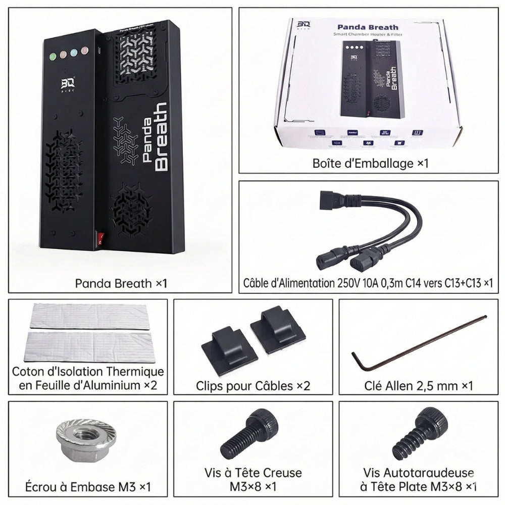 Pack BIQU - Panda Breath V1 for Snapmaker U1 + 2 Filtres (Panda Breath + Panda Breath Filter Pack