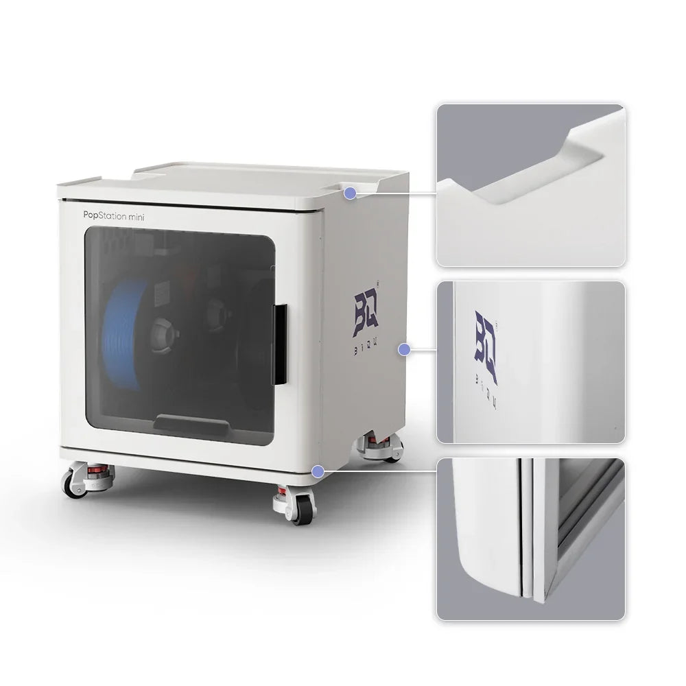 BIQU - PopStation Mini - Pack Armoire & Roues - Rangement pour Filaments pour Snapmaker U1