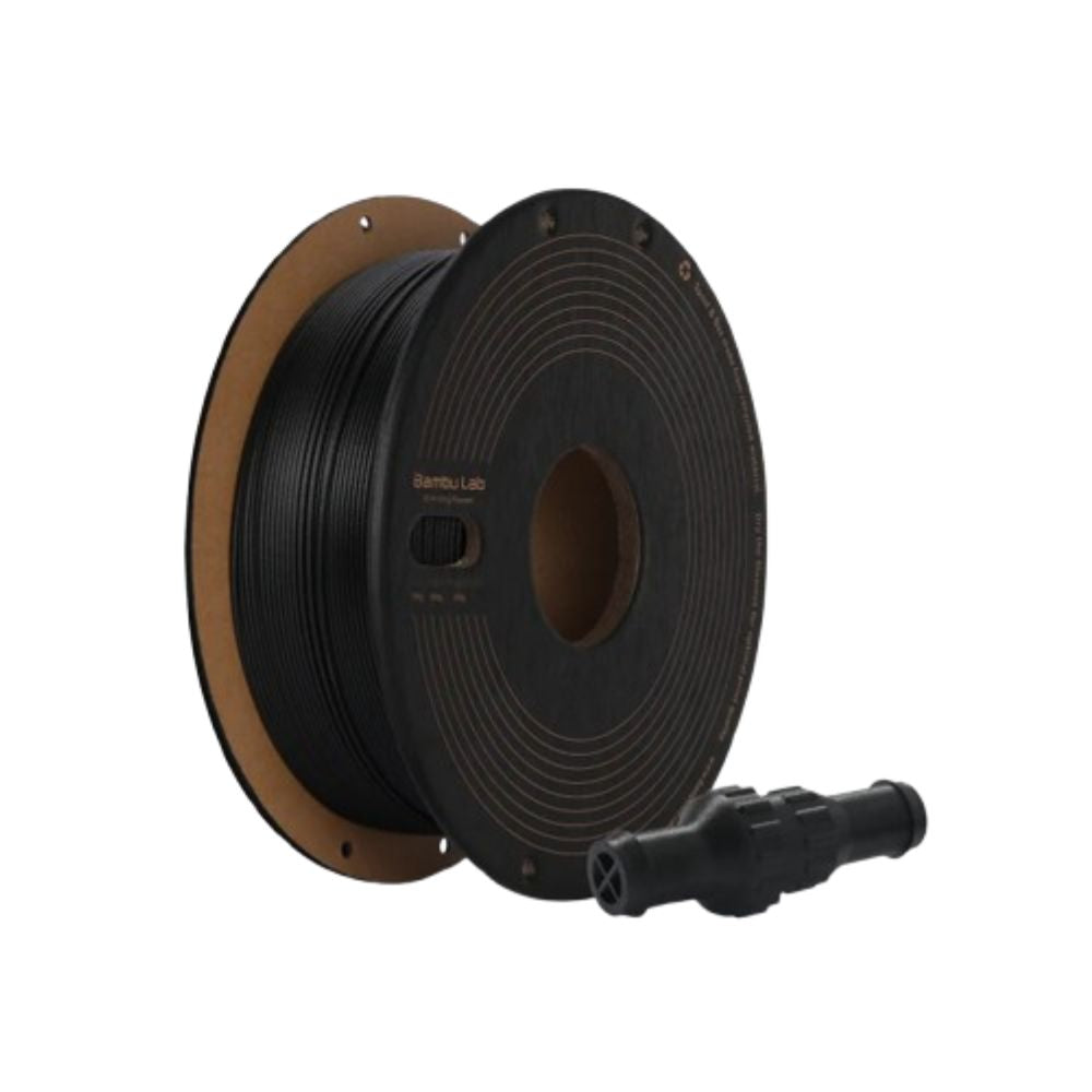 Bambu Lab - PPS-CF - Noir (Black) - 1,75 mm - 750 g - avec Spool Bambu Réutilisable (with Bambu Reusable Spool)