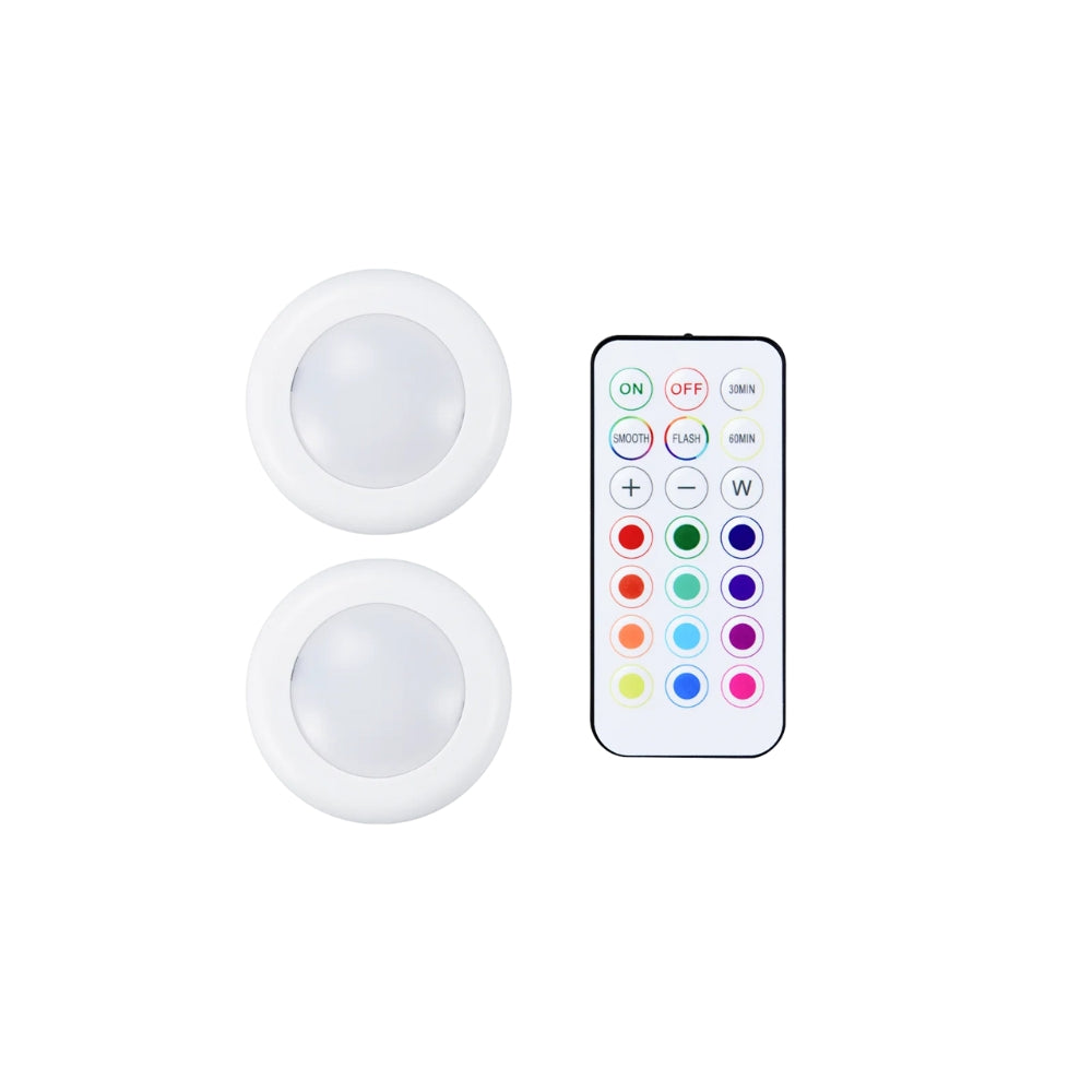 Bambu Lab - Remote Controlled 16-color RGBW Puck Lights