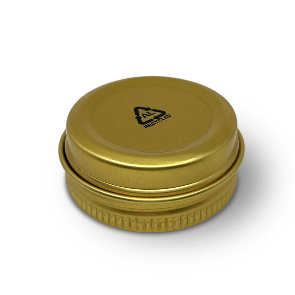 MissKraft - 5 Baumes à lèvre en métal à graver Contor - Or