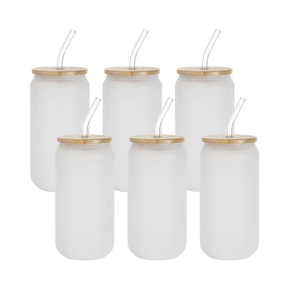 Craft Express - Verre Givré avec Paille - 550 ml - 6 pièces