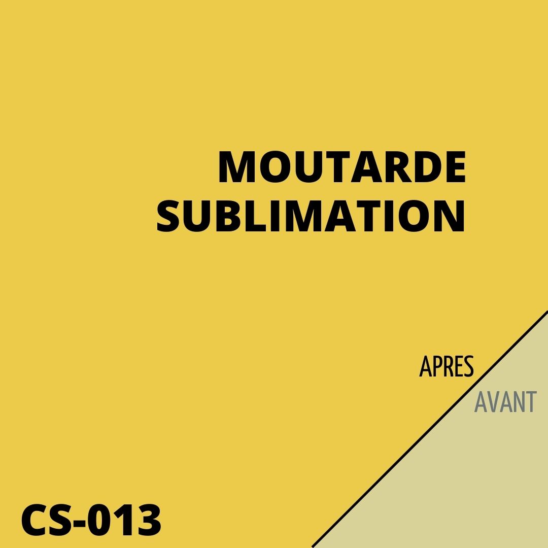 Sublimation - Feuille Transfert - Moutarde- 30x30 cm