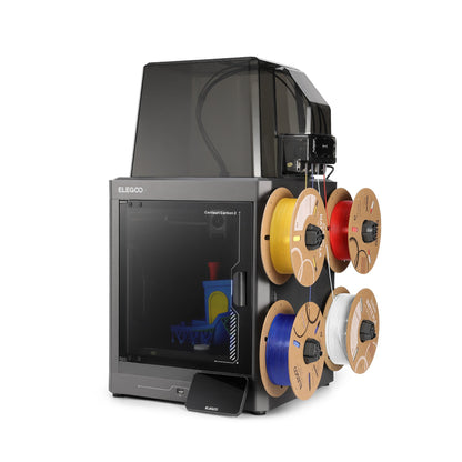 Elegoo - Starter Pack Centauri Carbon 2 Combo - Imprimante 3D avec Multicolore CC2 + CANVAS