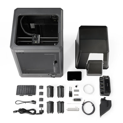 Elegoo - Mega Pack Centauri Carbon 2 Combo - Imprimante 3D avec Multicolore CC2 + CANVAS