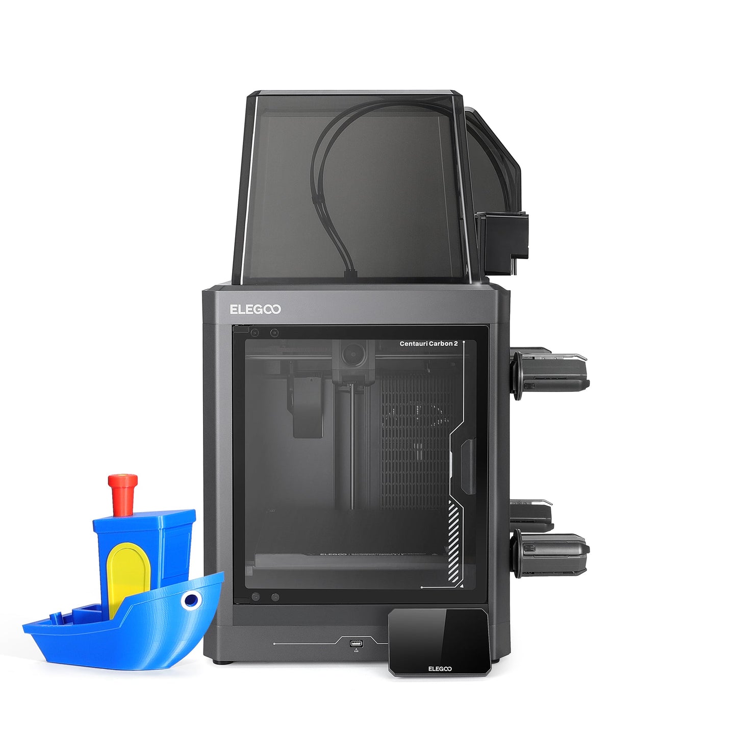 Elegoo - Starter Pack Centauri Carbon 2 Combo - Imprimante 3D avec Multicolore CC2 + CANVAS
