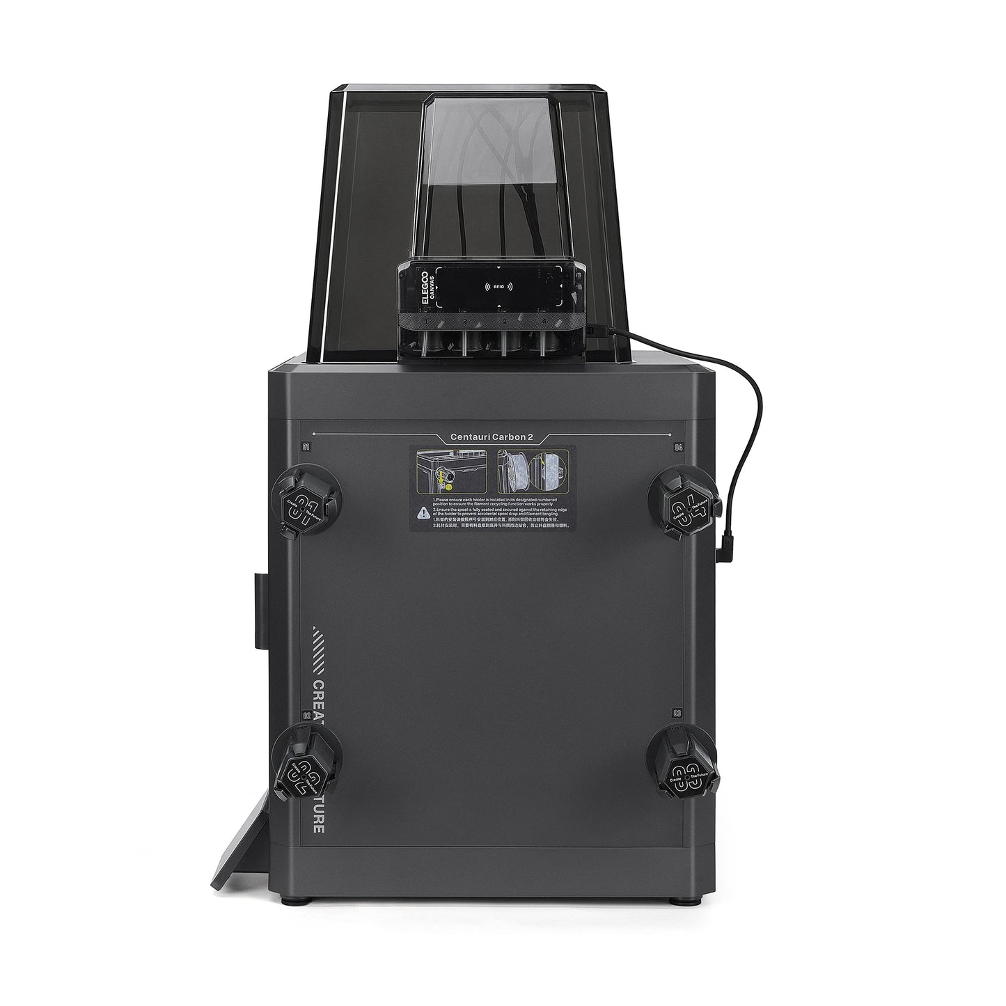 Elegoo - Mega Pack Centauri Carbon 2 Combo - Imprimante 3D avec Multicolore CC2 + CANVAS