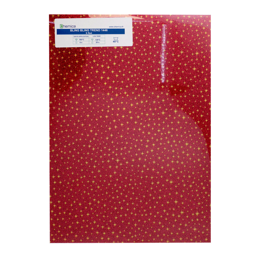 Chemica - Bling Bling Trend - Rouge (S Red) - 30 x 20 cm