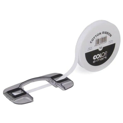 Colop - E-Mark Go - Ruban Coton - 10 mm x 25 m