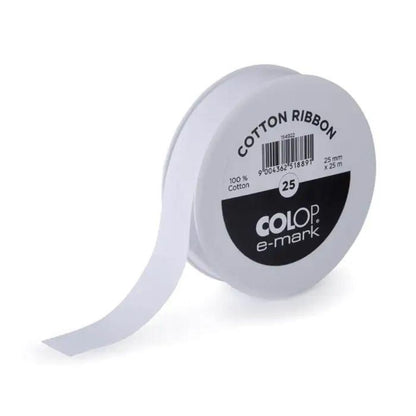 Colop - E-Mark Go - Ruban Coton - 25 mm x 25 m