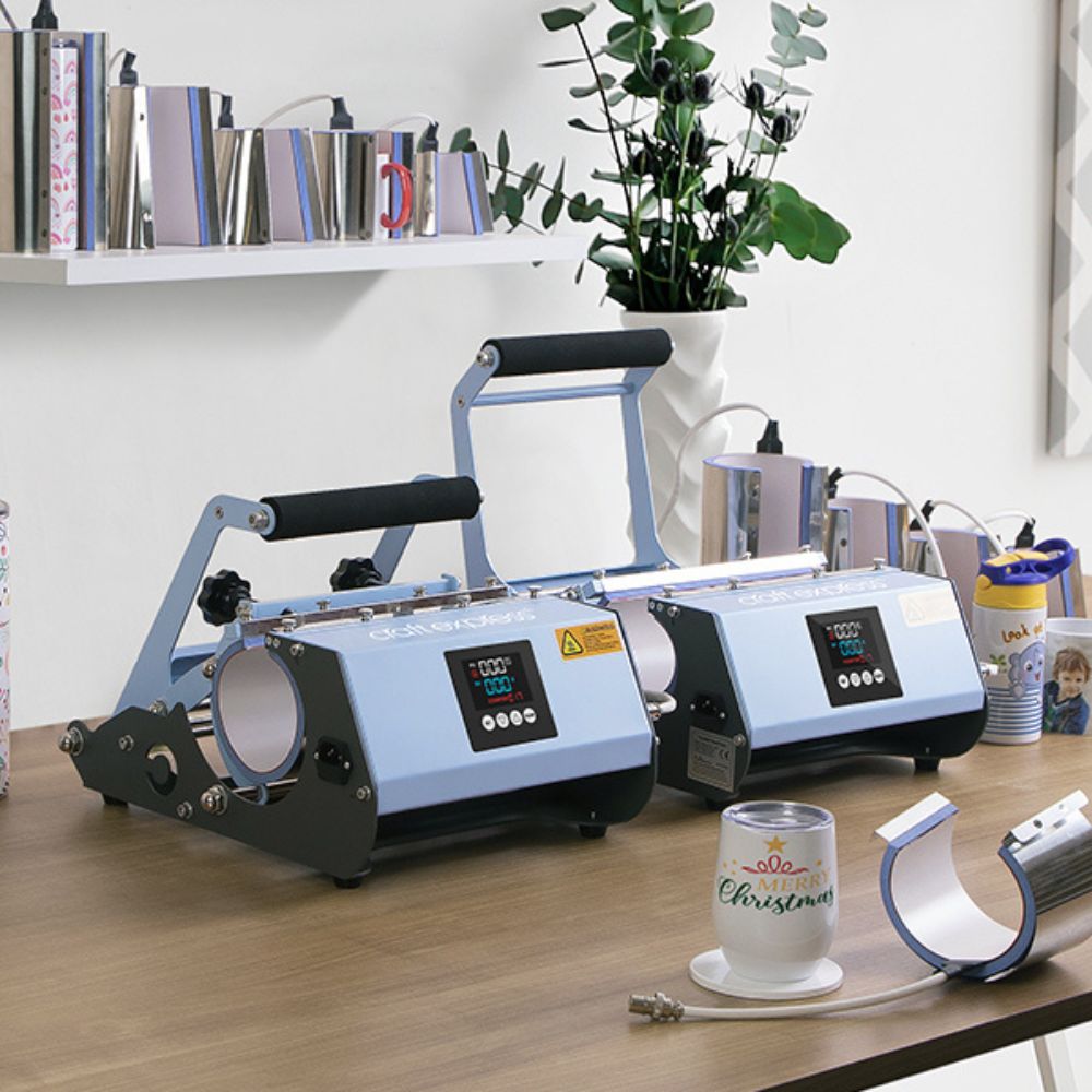 Craft Express - Elite Pro Tumbler - Mug Press - Bleu Clair situation