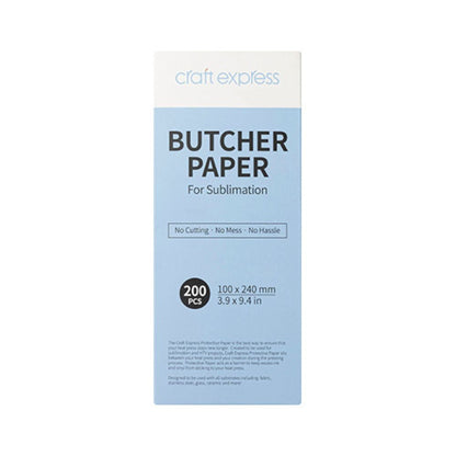 Craft Express - Sublimation - Papier de protection thermique - 10 x 24 cm