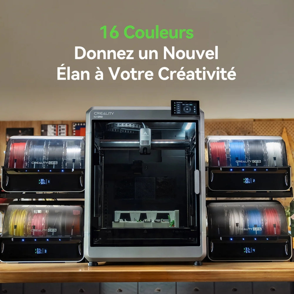 Creality - CFS - K2 Plus Series - Système Multi-Couleurs avec Changement Automatique