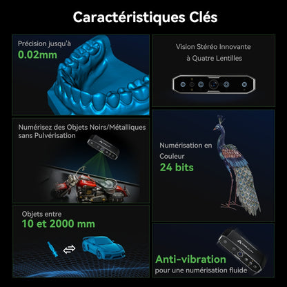 Creality - CR-Scan Otter - Scanner Innovant en Stéréovision