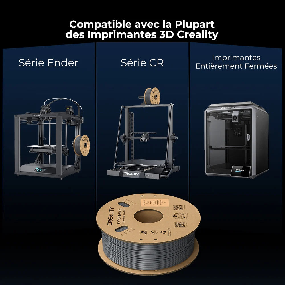 Creality - Hyper ABS - Gris (Grey) - 1,75 mm - 1 kg