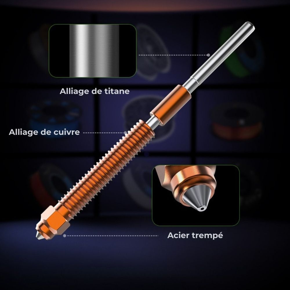 Creality - Buse Unicorn (Unicorn Quick-Swap Nozzle) - 0.4mm