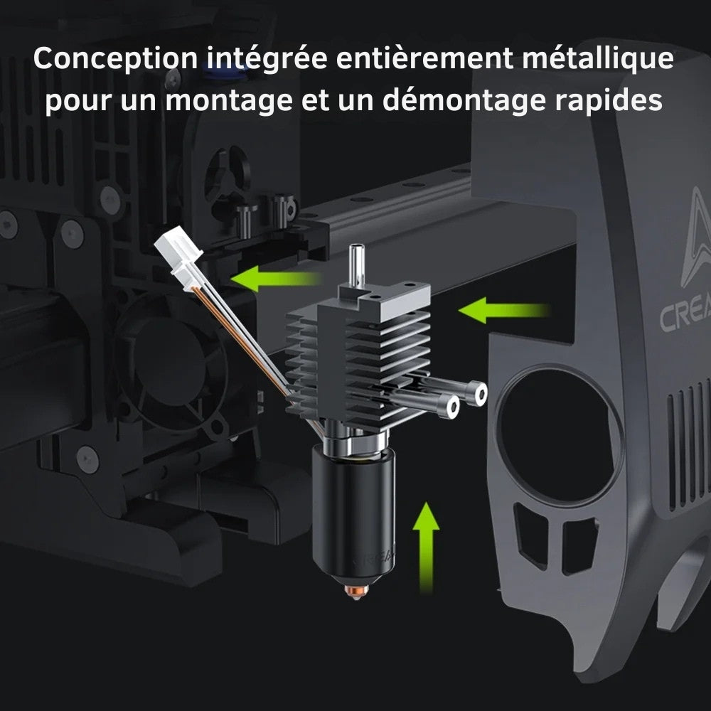 Creality - K2 Plus - Kit Tête de Chauffe en céramique (Ceramic Heating Block Kit)