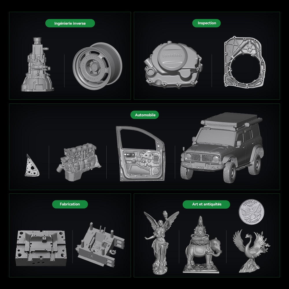 Creality - Raptor X avec ScanBridge - Scanner Hybride Laser Bleu & NIR
