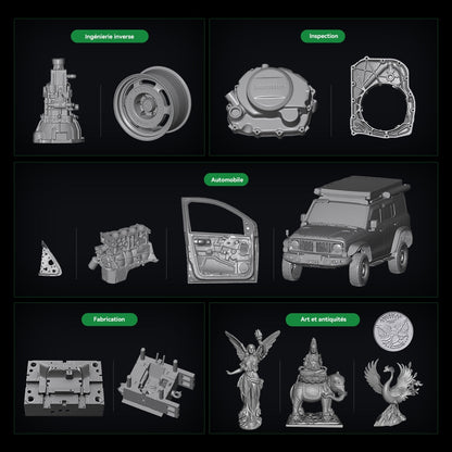 Creality - Raptor X avec ScanBridge - Scanner Hybride Laser Bleu & NIR