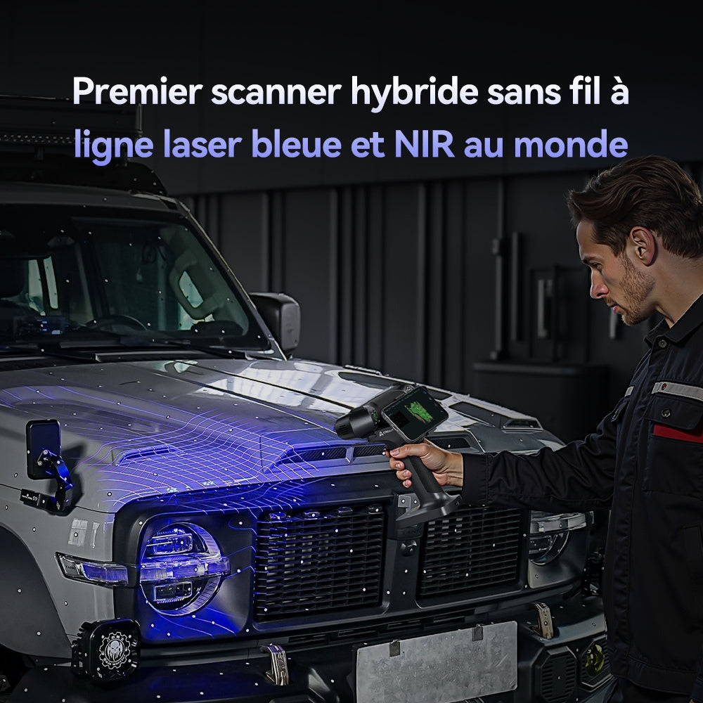 Creality - Raptor X avec ScanBridge - Scanner Hybride Laser Bleu & NIR