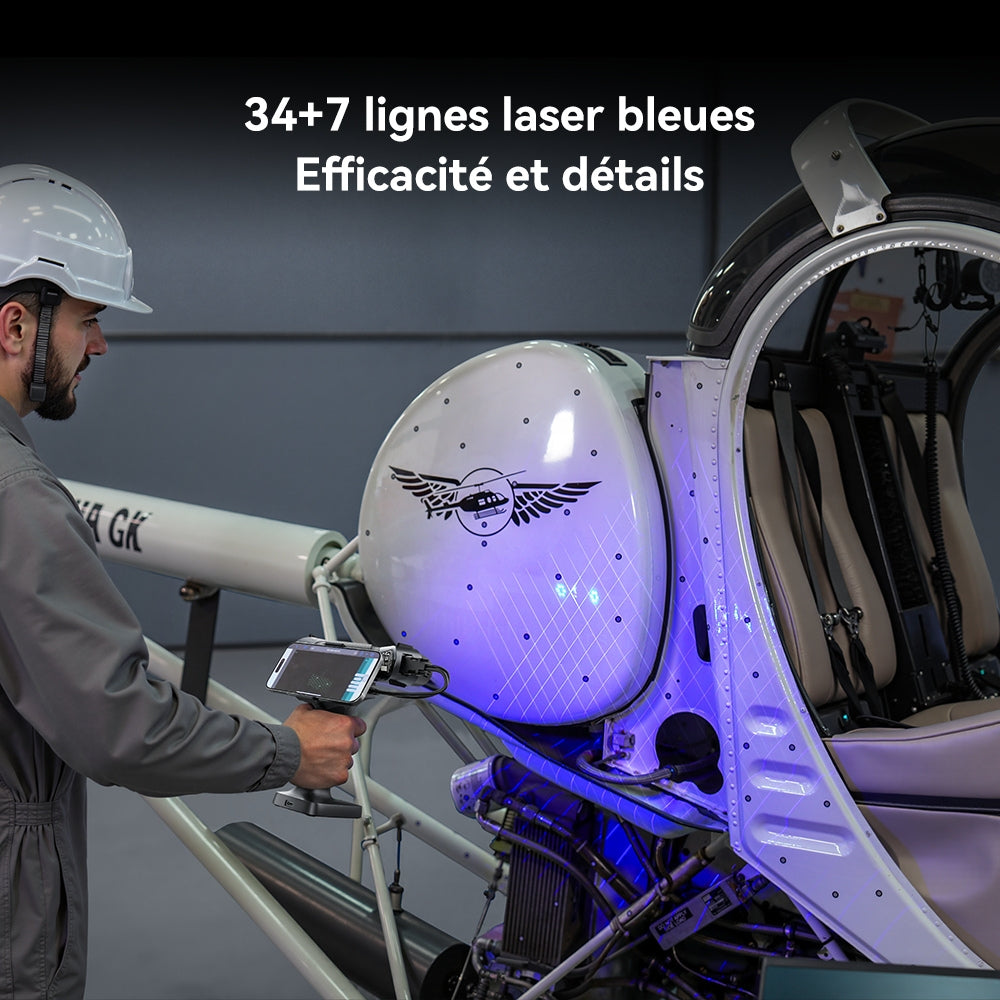 Creality - Raptor X avec ScanBridge - Scanner Hybride Laser Bleu & NIR