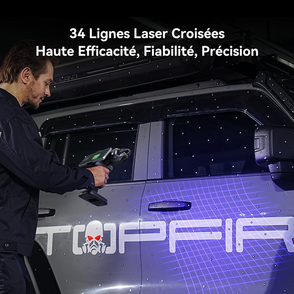 Creality - Raptor X avec ScanBridge - Scanner Hybride Laser Bleu & NIR