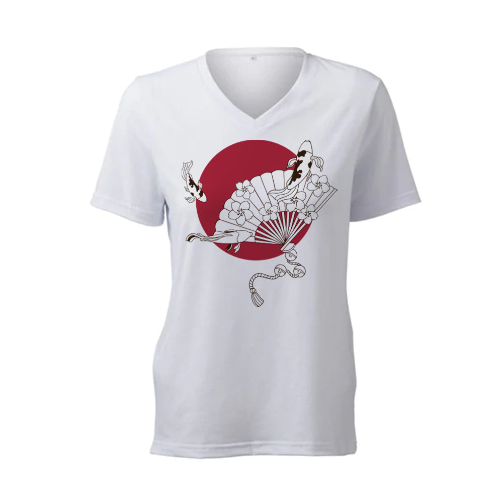 Cricut - Maker/Explore/Joy - T-shirt Femme col V - Blanc