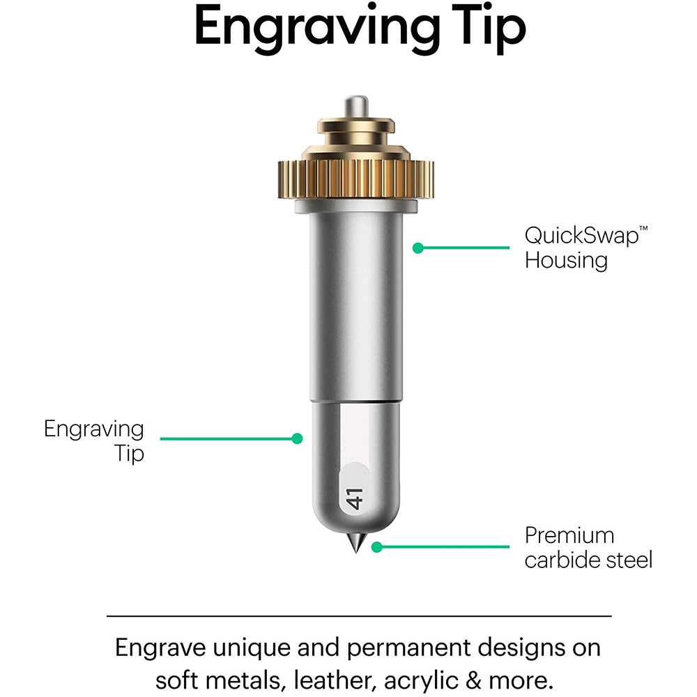 Cricut - 41- Pointe de Gravure + Base QuickSwap