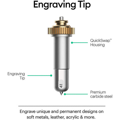 Cricut - 41- Pointe de Gravure + Base QuickSwap