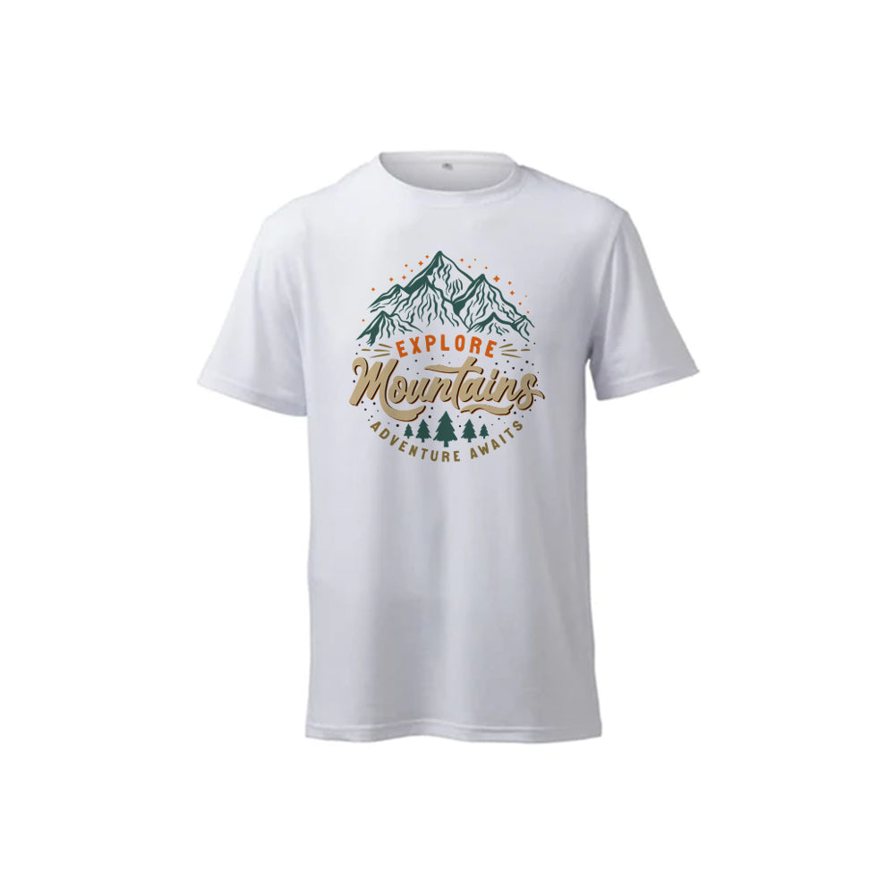 Cricut - T-shirt Homme col Rond - Blanc - sublimé