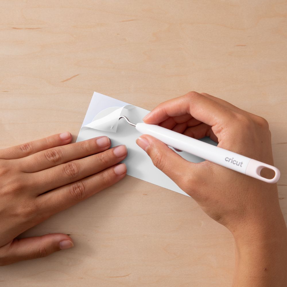 Cricut - Flex Thermocollant UV - Blanc/Violet - 30 x 48 cm