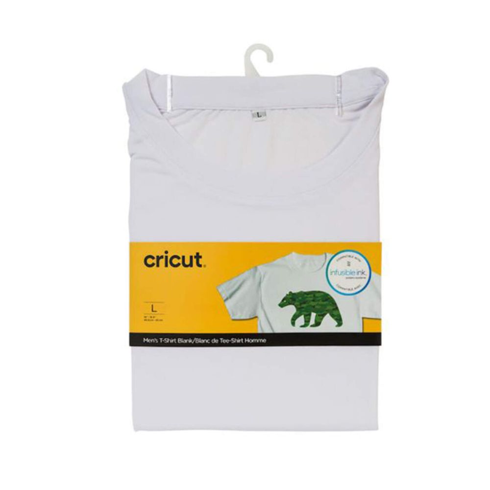 Cricut - Maker/Explore/Joy - T-shirt Homme col Rond - Blanc (White) - L