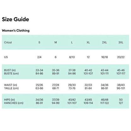 Cricut - Maker/Explore/Joy - T-shirt Femme col V - Blanc (White) - Taille S