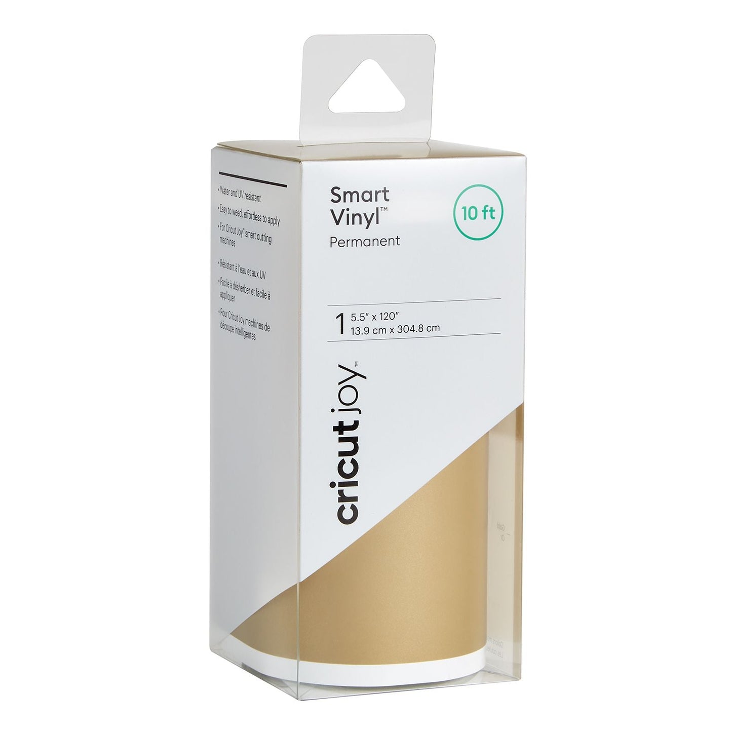 Cricut - Joy - Smart Vinyl - Vinyle Permanent Or (3m)