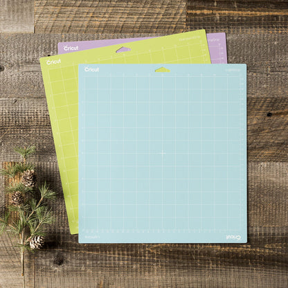 Cricut - Pack de Tapis de Découpe Strong/Standard/Light Grip (30x30cm)