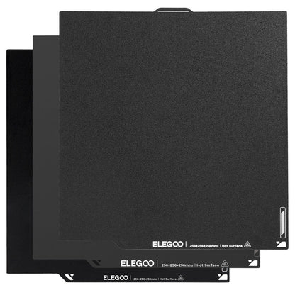 Pack Elegoo Centauri Carbon CC2 / C2 - 3 Plateaux d'Impression Double Face (Dual-side Build Plate Pack)