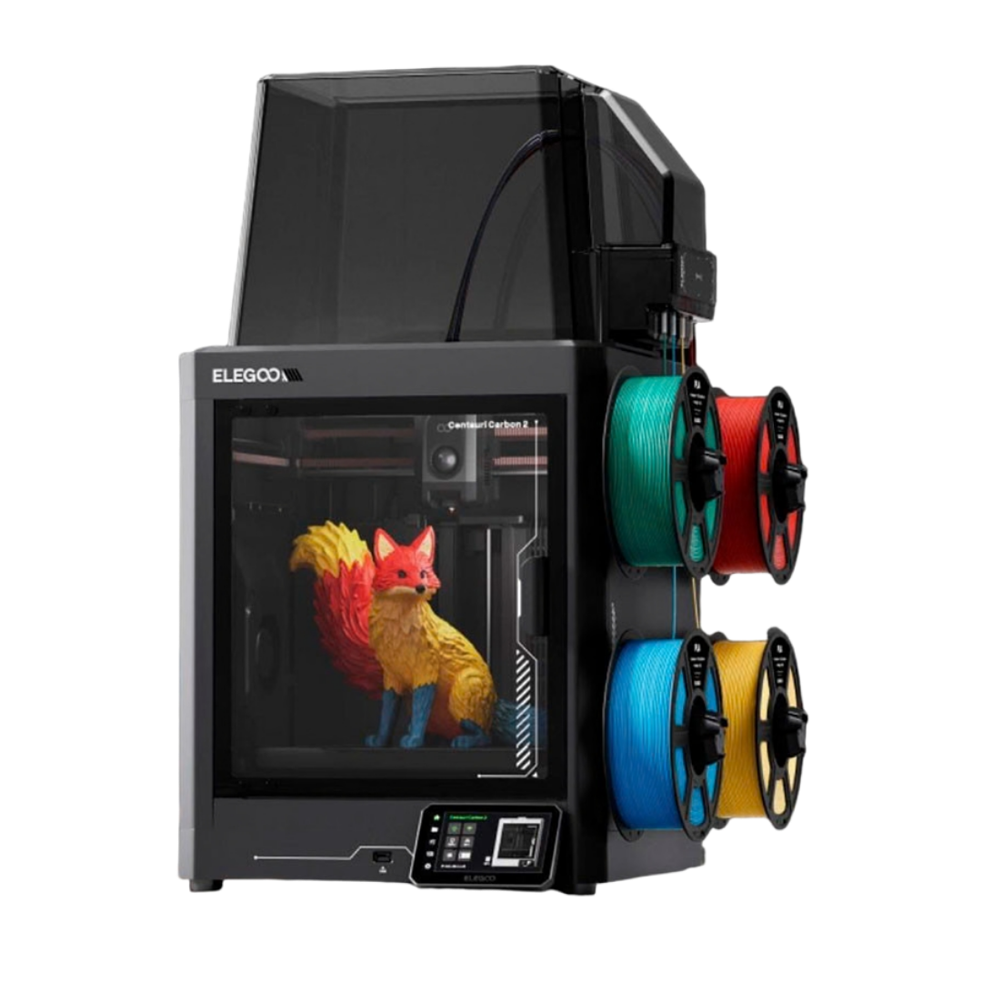 Elegoo - Starter Pack Centauri Carbon 2 Combo - Imprimante 3D avec Multicolore CC2 + CANVAS